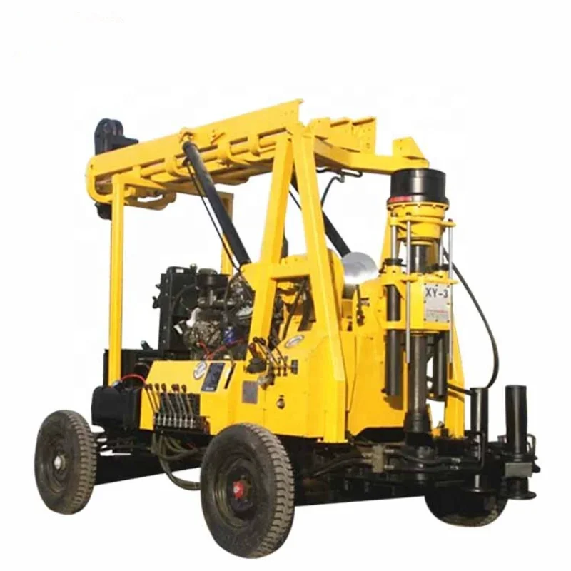180m Deep Exploration Geotechnical Drill Rigs Core Sample Drilling Rig Borehole Concrete Coreost Borehole Drilling Rig for Sale