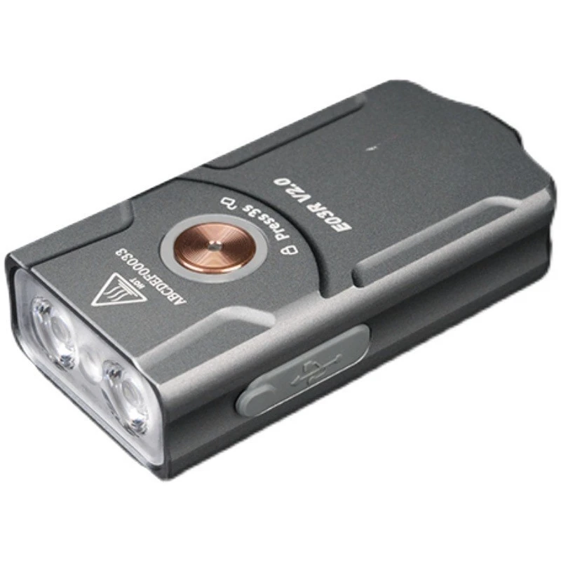 

E03R V2.0 Keychain Small Flashlight Emergency EDC Strong Light Charging Mini Flashlight