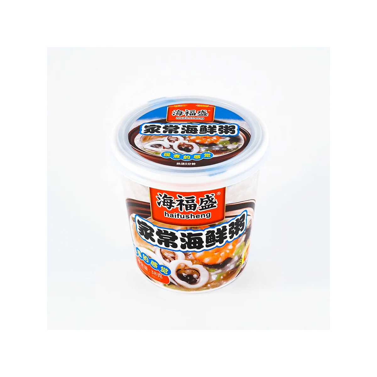 [14Packs] HAIFUSHENG Homemade Seafood Porridge 38g*14Packs