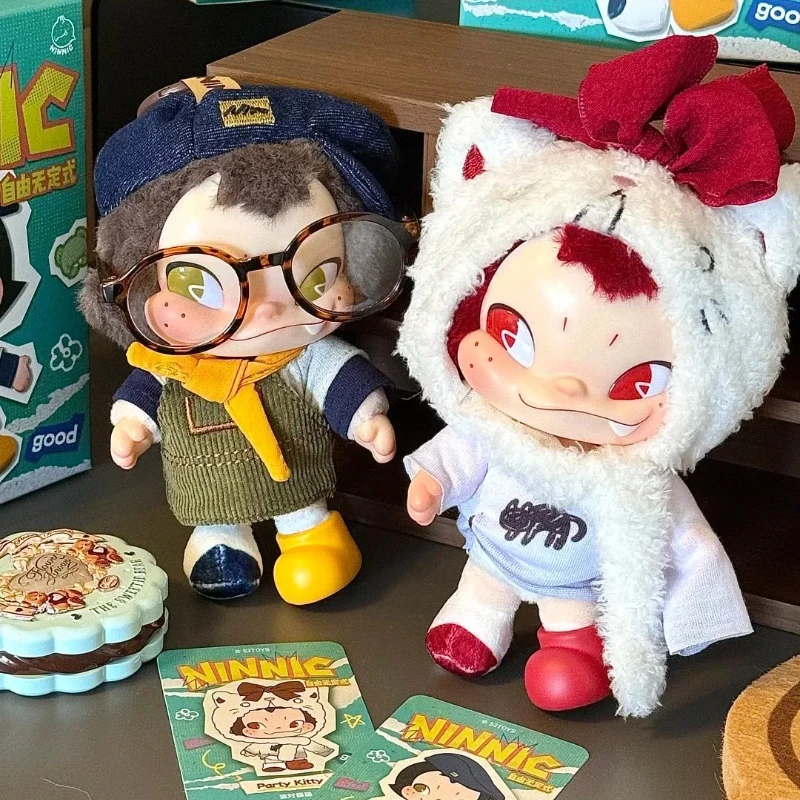 

Ninnic Wild & Free Series виниловый плюшевый брелок для лица слепая коробка игрушки загадочная коробка-сюрприз мультяшные подвески рюкзак украшения подарок