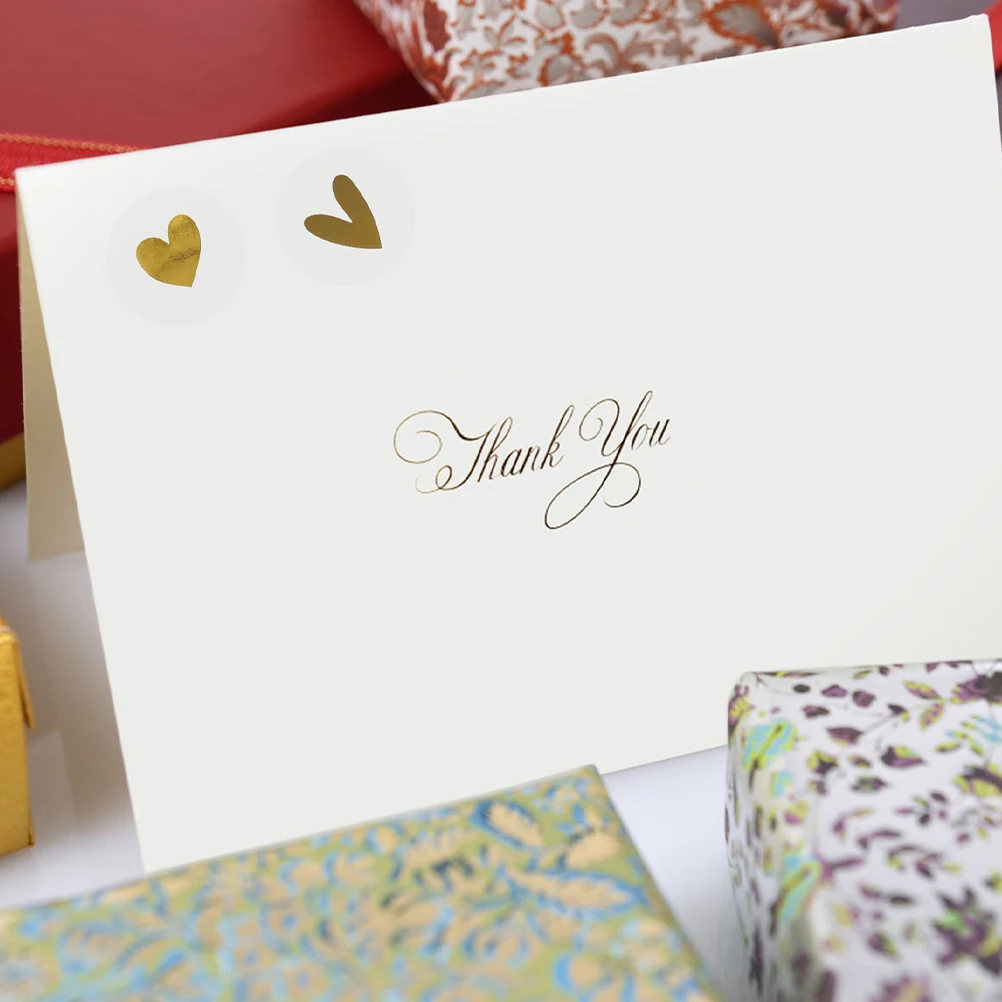 

3 Rolls Heart Shaped Self Adhesive Transparent Stickers Decorative Gift Sealing Labels For Baking Cookies Shop Party