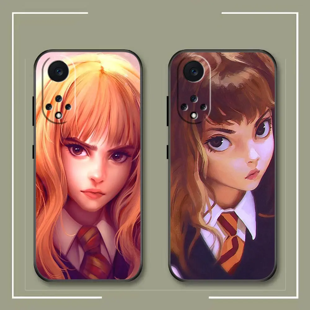 Anime H-Hermione-L-Luna Phone Case For Huawei NOVA Y90 Y70 Y61 11 10 9 9 Plus 8 8I 7 7I 6 SE 5 5I 4 3 3I 2 Case Funda Capa Shell