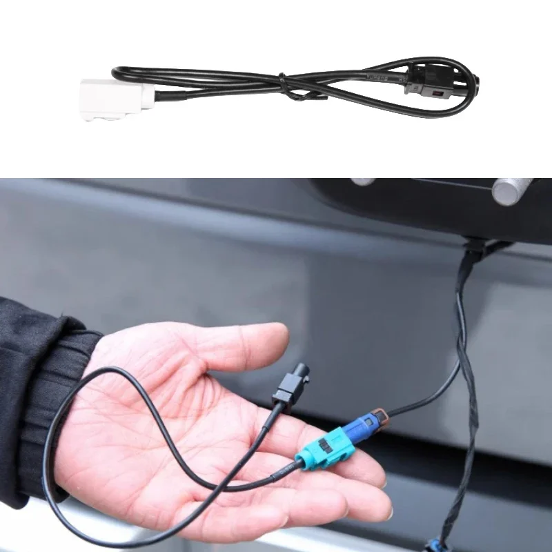 

New！ Car Rear Camera Adapter Cable Plug-to-plug Extension Cable Fit for BYD Leopard 5 Modified Tire Special Cable Car Exterior P