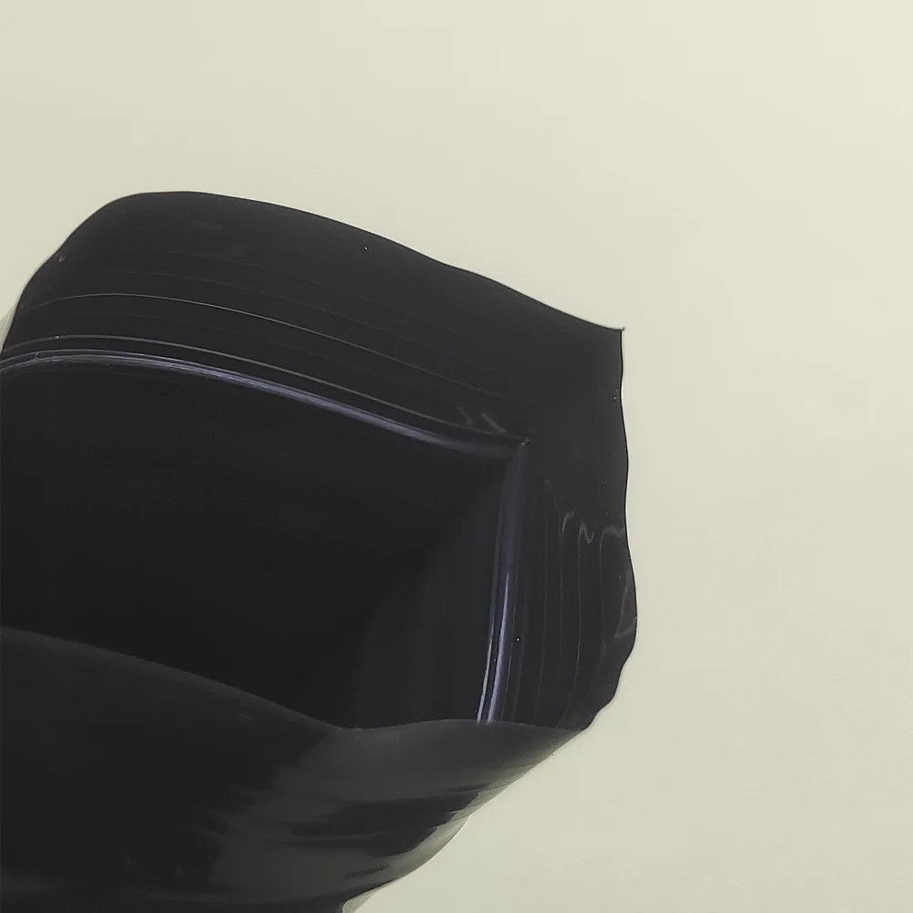 지퍼 잠금 장치 재사용 가능 블랙 불투명 빛 회피 패키지, PE 자체 도장 보관 가방, 잡화 개인 주얼리