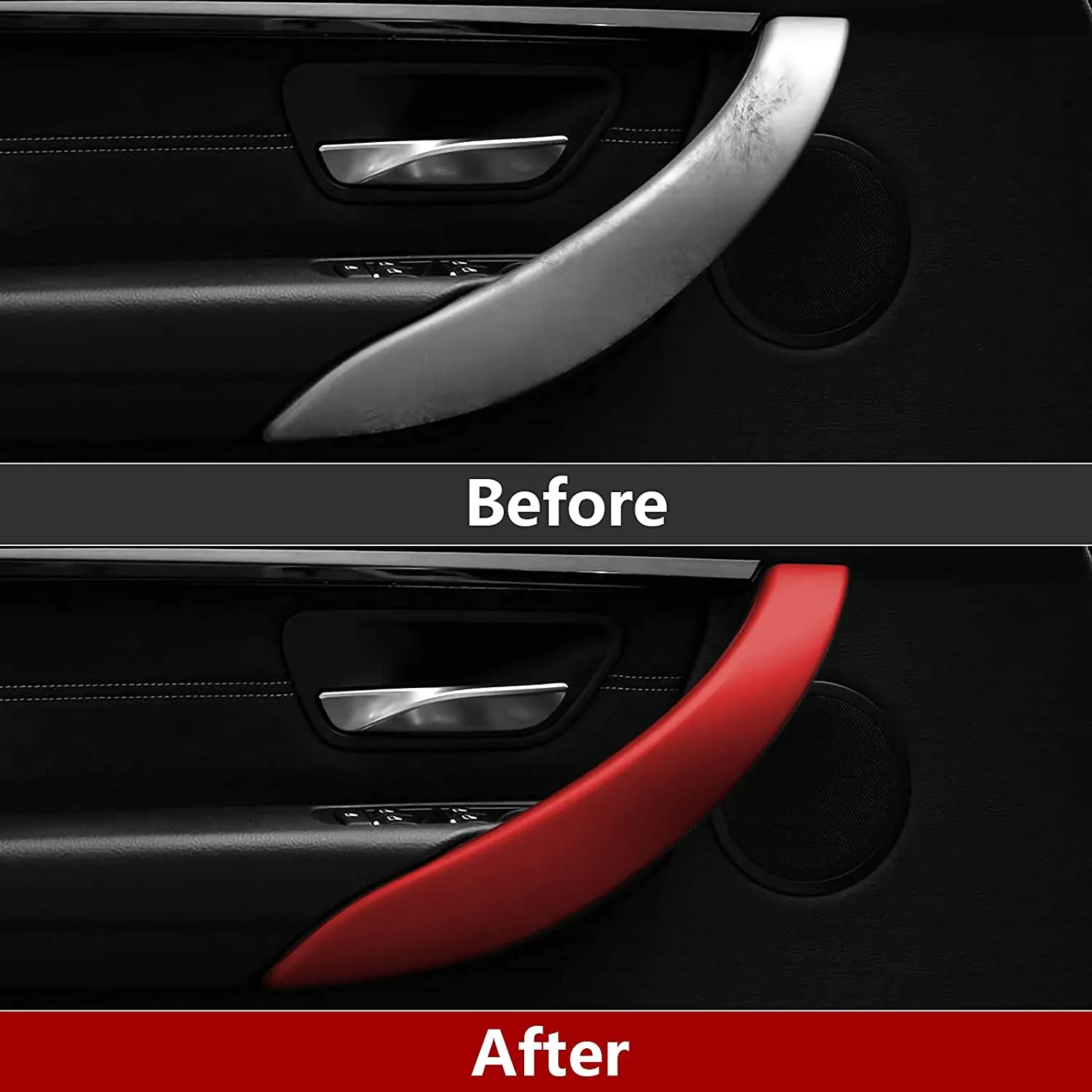 Car Door Handle Cover Trim Replace For BMW F30 F32 F80 F31 F33 F34 F35 F36 3 4 3gt Series 2012-2018 Carbon Look Outer Frame
