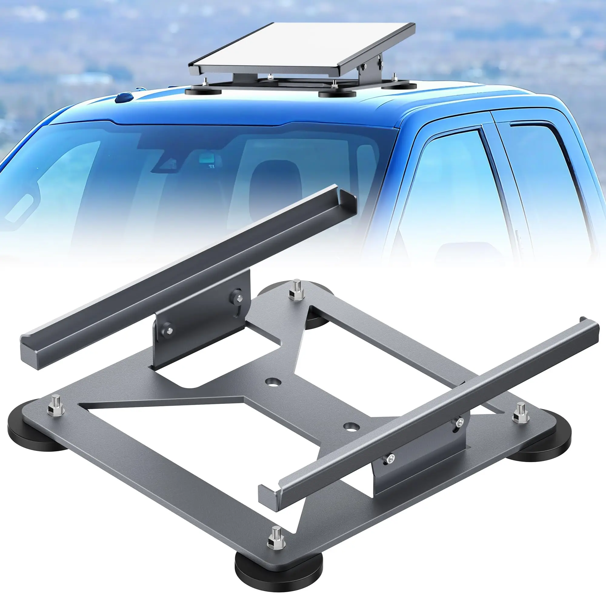 support-magnetique-starlink-mini-reglable-a-30-degres-en-acier-au-carbone-base-magnetique-de-66-mm-220-lb-pour-toit-de-voiture-camping-cars-bateaux-yachts-camions