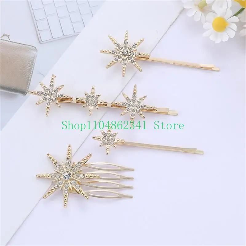 

5asd Rhinestones Hair Clip Bride Hair Pins Bride Hair Comb Barrettes Bride Hair Clip Bridal Barrettes Bride Hair Accessories