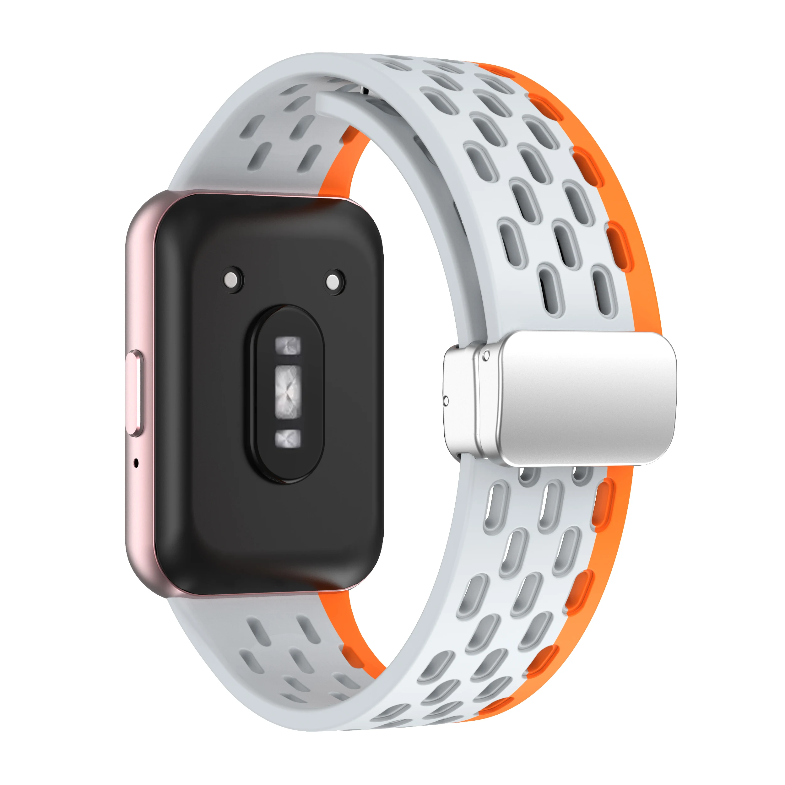 Силиконовый ремешок для Samsung Galaxy Fit, 3 ремешка, аксессуары, Магнитная Петля, металлическая пряжка, дышащий ремешок, браслет Correa Galaxy Fit3