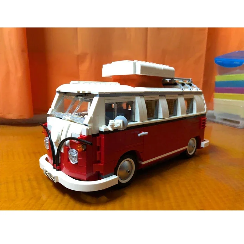 Décennie s de Soufflage de Voiture en Briques de Camping-Car, Support Volkswagen, Idées High-Tech, Bus Compatible avec 1354 Jouets pour Enfant, Cadeau d'Anniversaire, 10220 Pièces