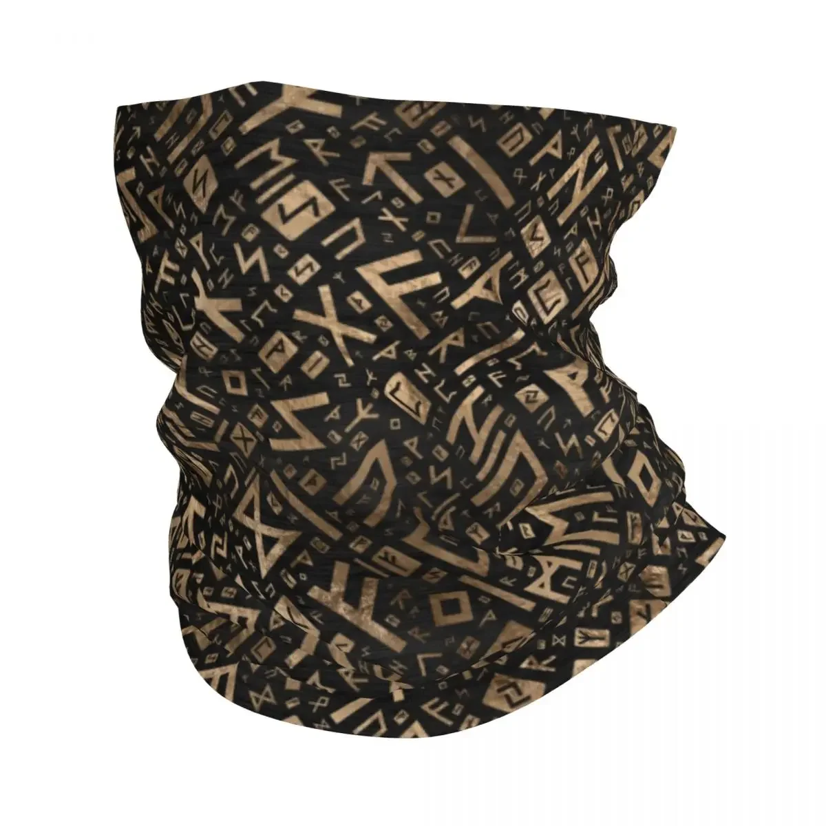 Elder Runes Futhark Bandana Neck Gaiter Printed  Balaclavas Face Mask Scarf Warm Cycling Outdoor Sport Unisex Adult Winter