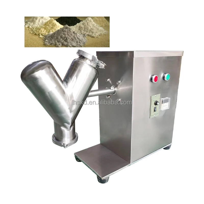 

Нержавеющая сталь Порошок чили V-образная однорычажная смесительная машина Высокоскоростная машина для смешивания сухих порошков