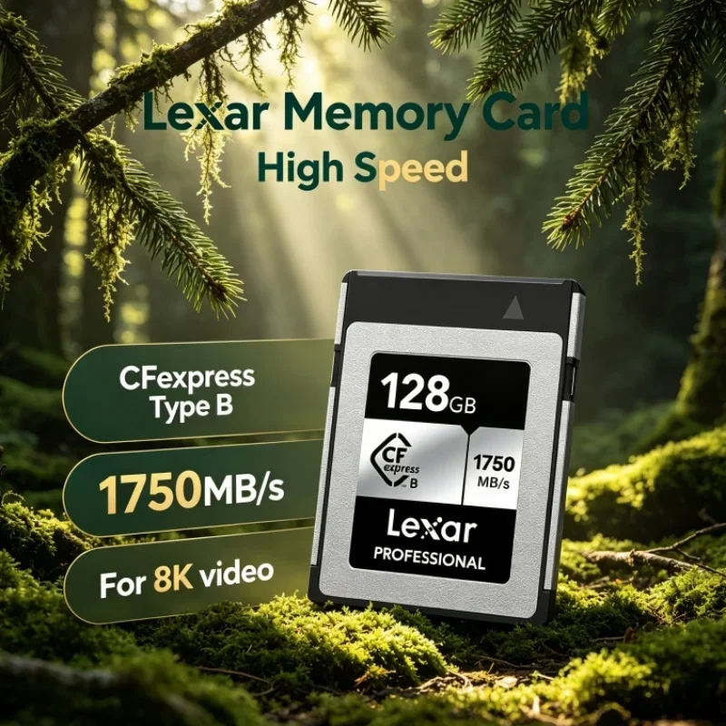 Lexar CFexpress Type B Memory Card Read 1750MB/s CF express Type B Card Storage Card 128GB 256GB 512GB For 8K Video