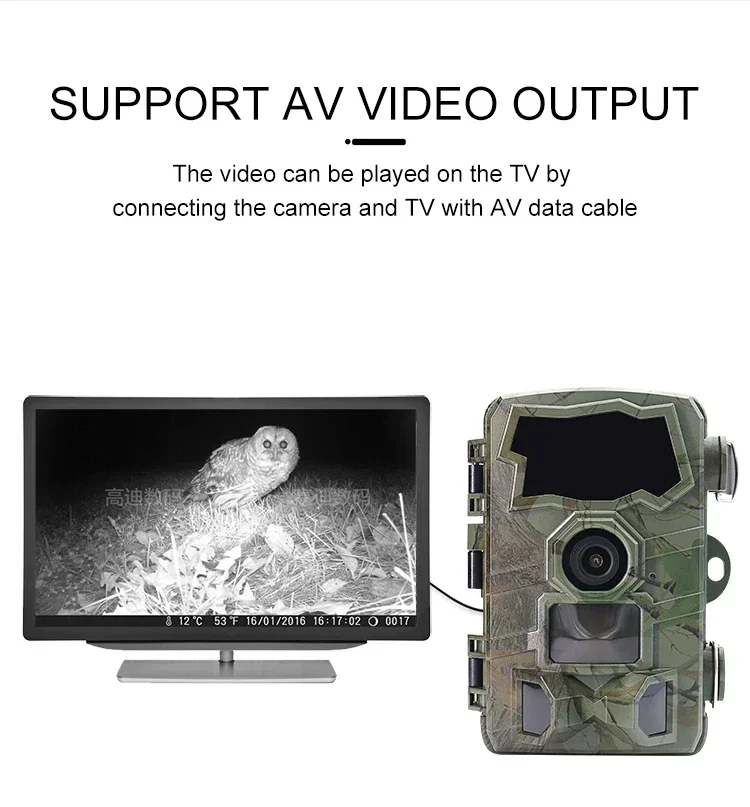 Hunting Camera H888 Wireless WIFI Wildlife Trail Camera 2.4'' TFT LCD Screen 32MP 4K Infrared Camera Surveillance Hunting