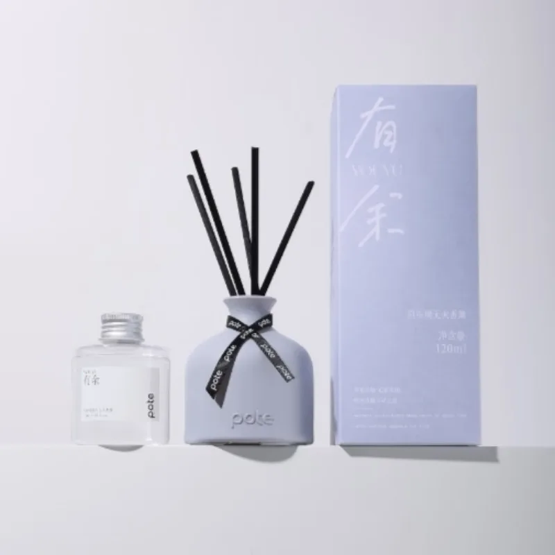 POTE 120ml Reed Diffuser Flameless Aromatherapy Long‑Lasting Home Fragrance Air Freshener Bedroom Living Room Home Decor Gift