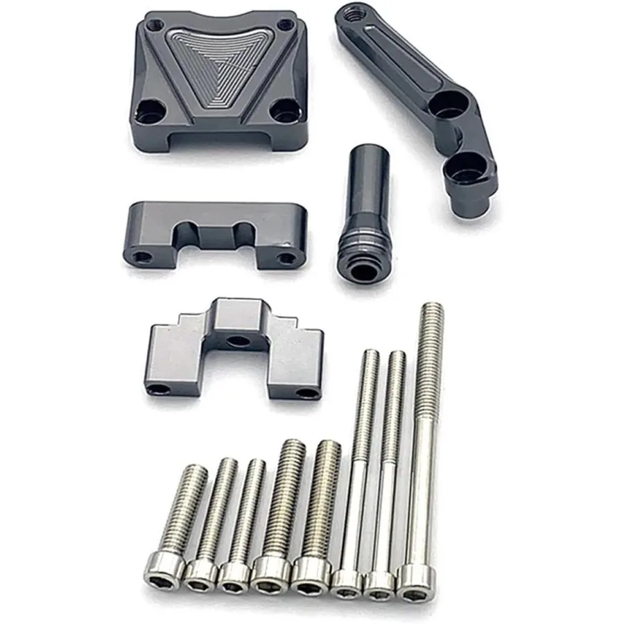 

Амортизатор для Kawasaki Ninja 300 EX300 20132017 со стабилизатором рулевого демпфера с ЧПУ и титановым кронштейном для Enha