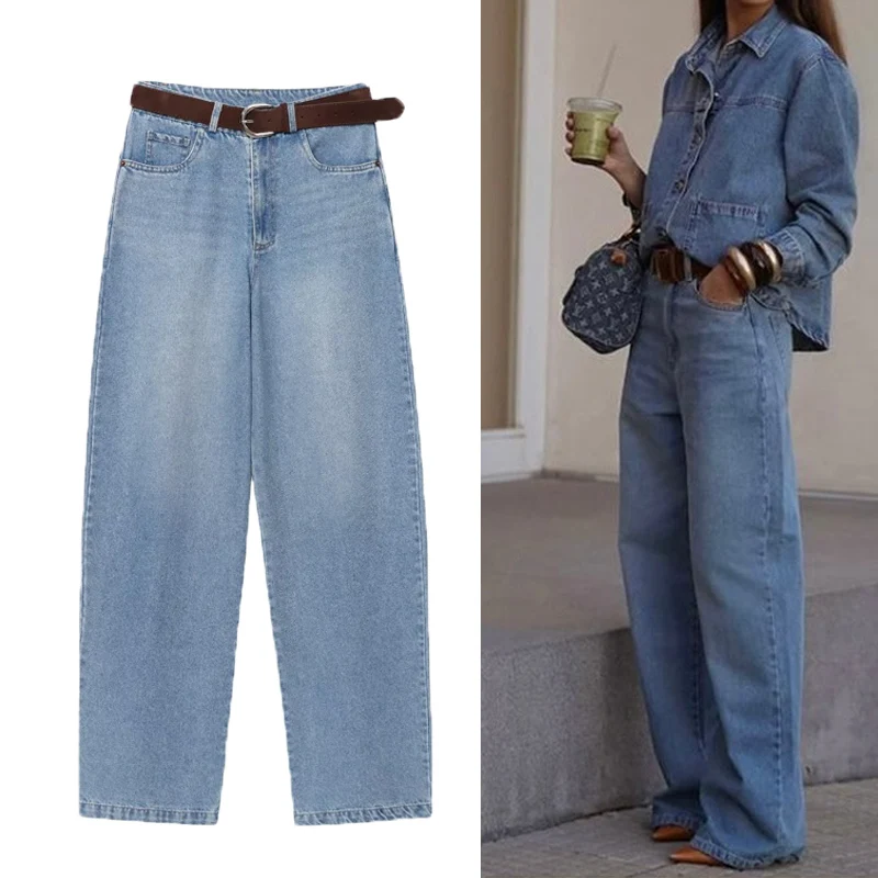 Damesjeans Baggy Damesbroeken Street chic Herfst Dames Casual Jeans Koreaanse beoordelingen Jeans met hoge taille Broeken Hiphopbroeken