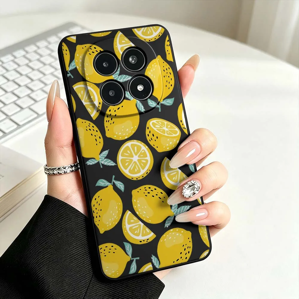 Lemon Art Pattern Cover For Xiaomi Poco M8 M7 M6 M5 M5S M4 M3 F8 F7 F6 Pro 5G Ultra Phone Case