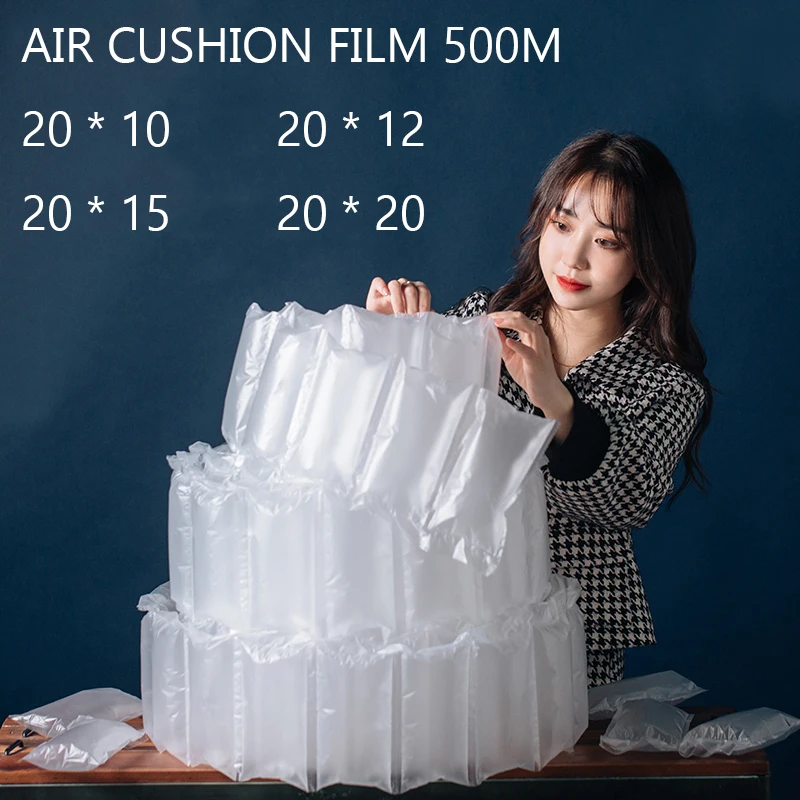 

Air Cushion 500M Buffer Air Pillow Film Packing FiIm Filling Film Packaging Bag Filling BNubble Roll Filled Material Wholesale