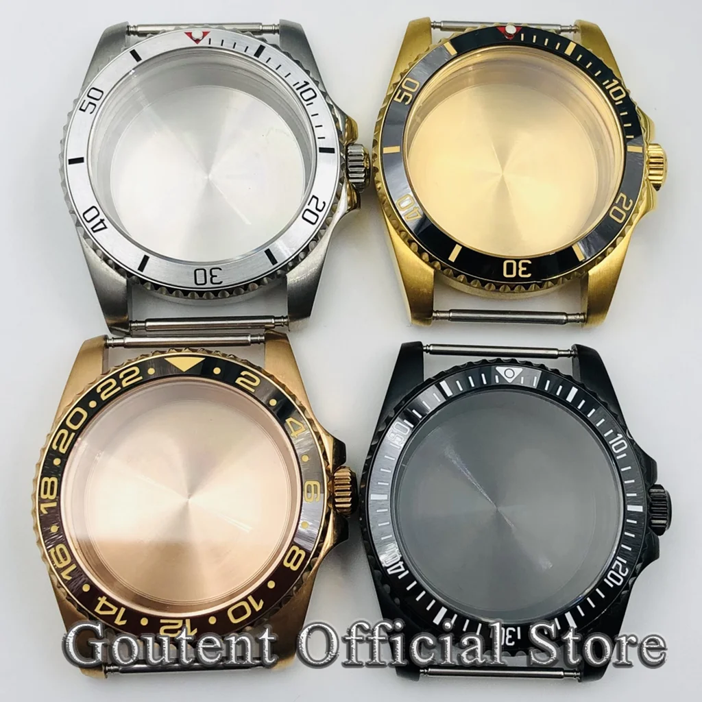 

Goutent 36mm Watch Case With Bezel Sapphire Glass For Fit NH35 NH36 DG2813/3804 Miyota 8215 821A ETA 2836 2824 PT5000 Movement