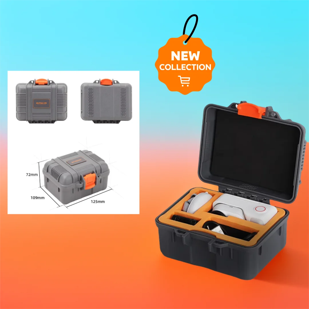 

Waterproof Safety Case Storage Bag For Insta360 GO Ultra Mini Organizer Bag -Secure Accessories for Your Device