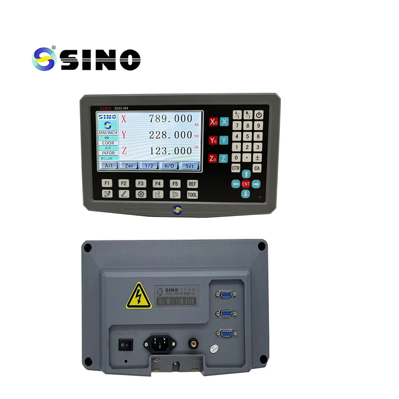 

SINO DRO Kit SDS 2-3VA DRO Test Instruments Digital Readout System Glass Linear Scale For Milling Machines, Lathe, Grinding,