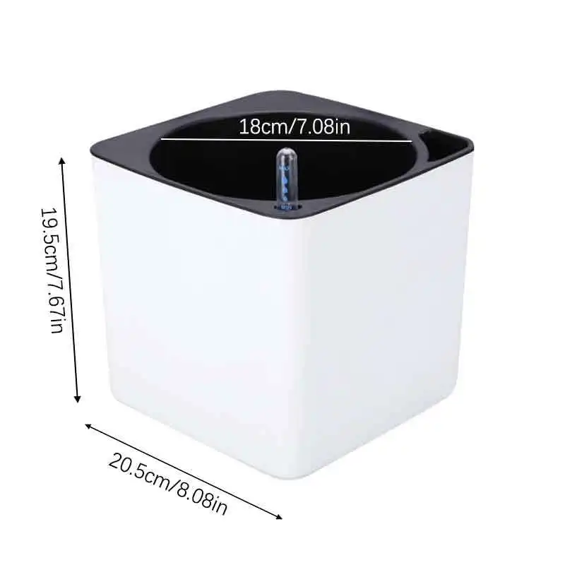 New Arrival Durable Self-Watering Plant Pots with Water Level Meter Absorbent Planter Pot for Home And Office Decor