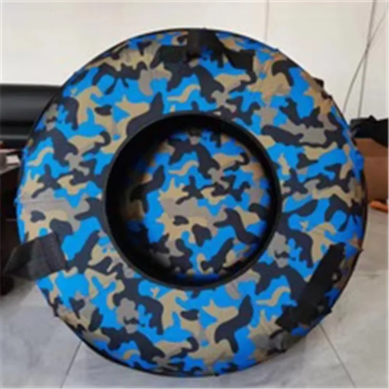 

Snow Tube Large Sports Inflatable Sled Smooth Sliding Bottom Safety Handles Cold Resistant Construction Winter Essential