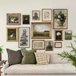 Landscape Wall Art Poster Vintage Print Portrait Sketch Canvas Gallery Painting Living Room Home Decord