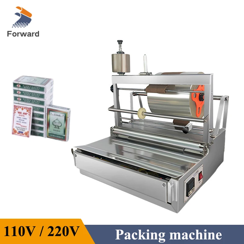 Cellophane Wrapping Machine Electric Heat Sealing Machine for Cigarettes Perfume Box BOPP Film Sealer Commercial Use