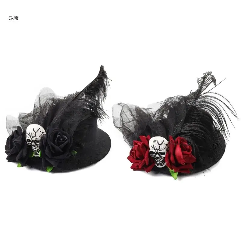 

X5QE Multipurpose Hair Clip Sophisticated Small Hair Pin Simple Temperament Hairpin for Halloween and Make Up Occasion