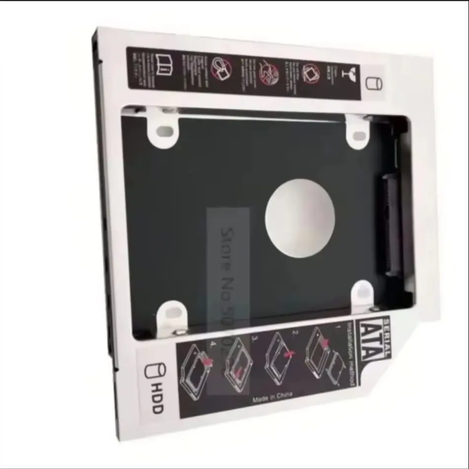 12.7mm 2nd 2.5 HDD SSD Hard Drive Optical bay Caddy Frame Bracket for Dell Vostro 2420 3450 3500 3400 3460 3700 3750 A860 A840