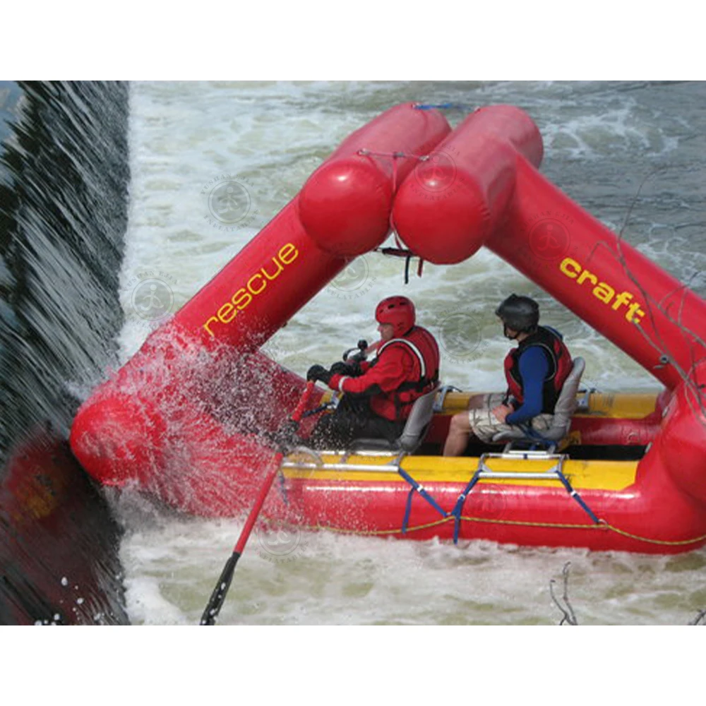 قارب إنقاذ قابل للنفخ ذاتيًا من Whitewater Raft Surf Rescue Boat قوارب قابلة للنفخ لإنقاذ الفيضانات #1