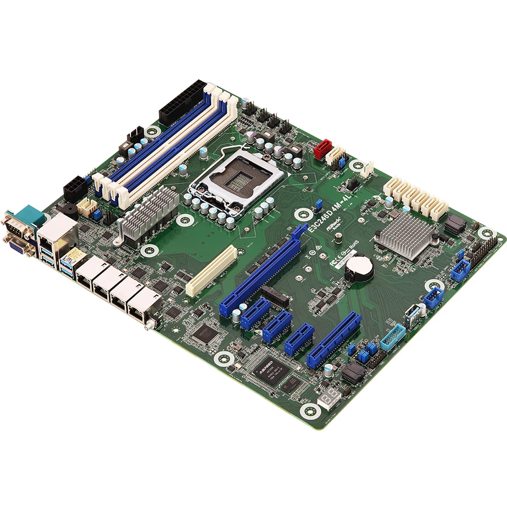 

E3C246D4M-4L For ASRock Rack LGA1151 DDR4 Support E-2100/E-2200 Server Motherboard