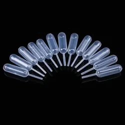 50pcs/set 4ml Plastic Squeeze Transfer Pipettes Dropper Disposable Pipettes Laboratory Supplies