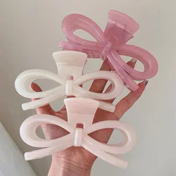 Ladies Sweet Lovely Butterfly Back Head Clamp Clip Shark Clip Headwear Hair Accessories Acrylic Hair Clip Claw Clips Hairpins