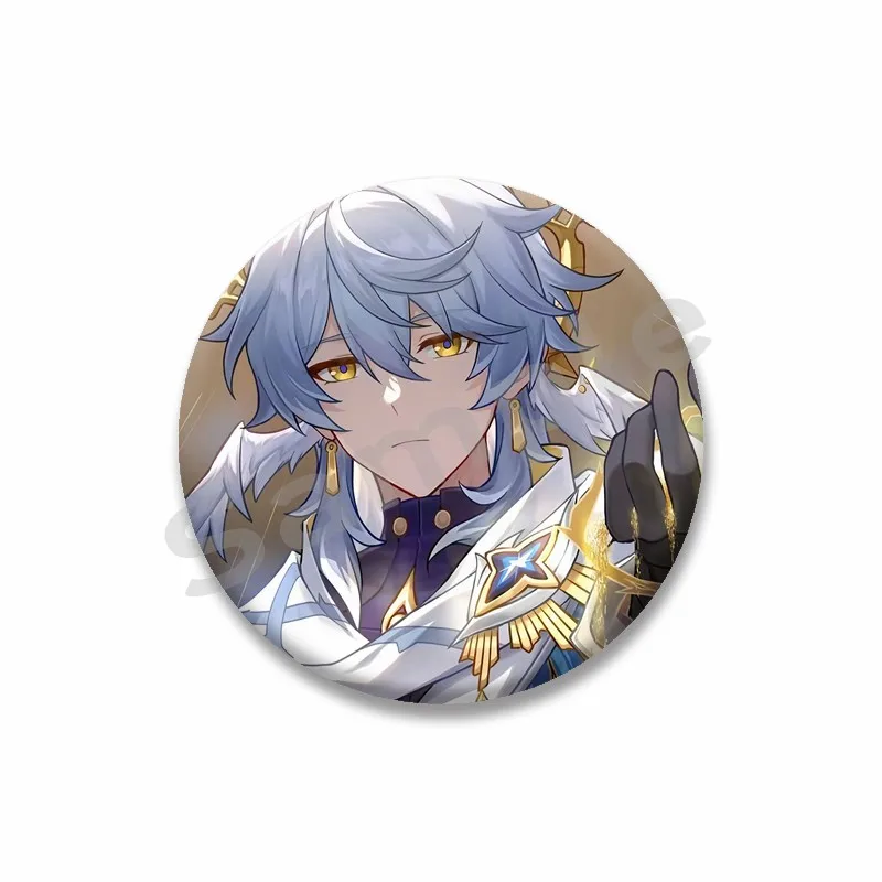 Honkai Star Rail Sunday Round Brooch, Cute Design