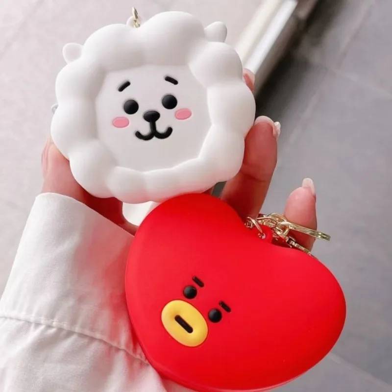 BT21 Koya Shooky Chimmy cartoon cute mini silicone coin purse, creative and exquisite earphone storage bag for boys and girls - view 5