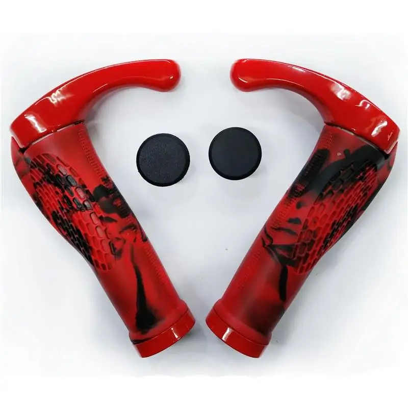 Fahrrad Lenker Ergonomie Fahrrad Griffe Bar Ends Stecker MTB Griffe Komfortable Griffe Radfahren Teile Fahrrad Griff Griffe Für Fahrrad