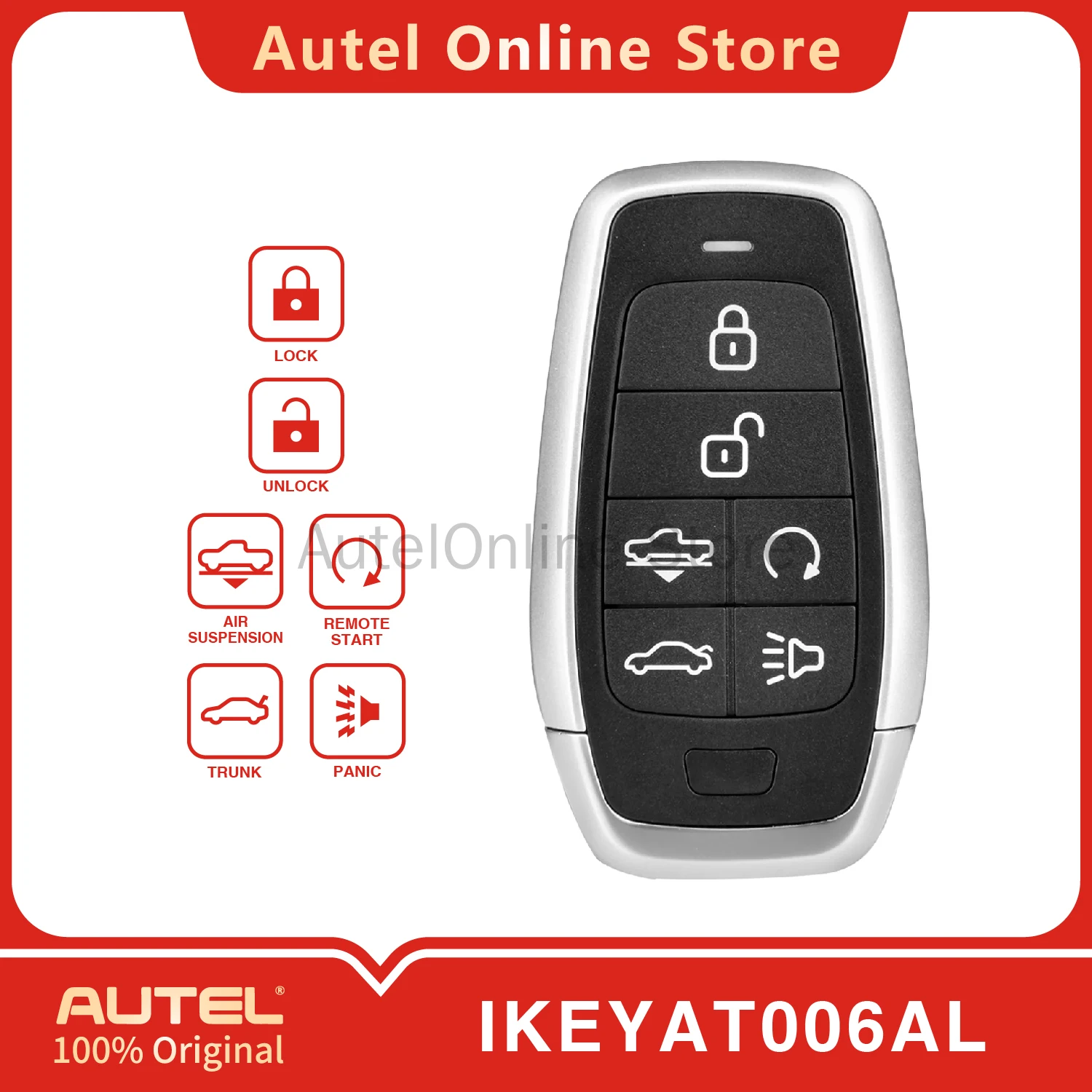 

AUTEL IKEYAT006AL 6 Buttons Universal Smart Remote Key for KM100/IM508/IM608
