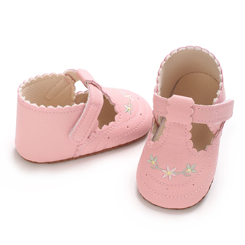 0-18M Baby Mädchen Prinzessin Schuhe Niedlich Gedruckt Weichen Stoff Unten Anti-rutsch Frühling und Herbst Prinzessin Schuhe erste Schritt Schuhe – Detail 20