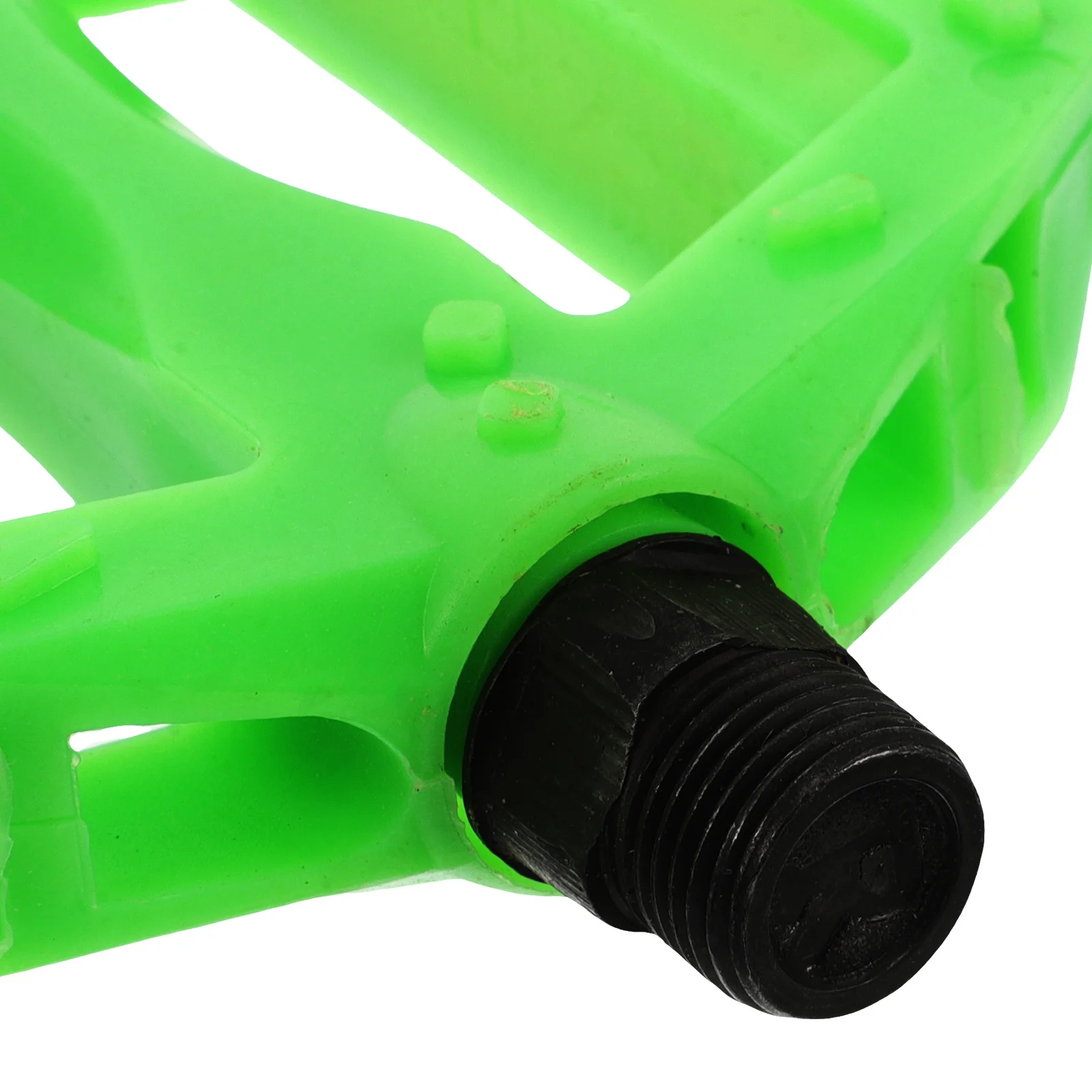 5pcs 5 PCS Bicycle Pedals with Toe Cage Bike Replacement Green for Parts Aluminium