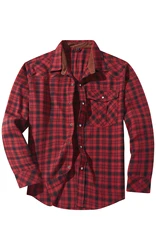 2025 Men's Fashion Plaid Checkered Brushed Flannel Shirts Single Pocket Long Sleeve Slim-fit Youthful Outerwear Casual Shirt