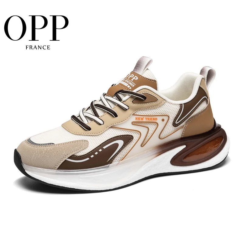 OPP New Shoes Men 2024 Hot Sneakers High-end Genuine Leather Sports Sneakers Balance Fashion 1012  Shoes Luxury Men