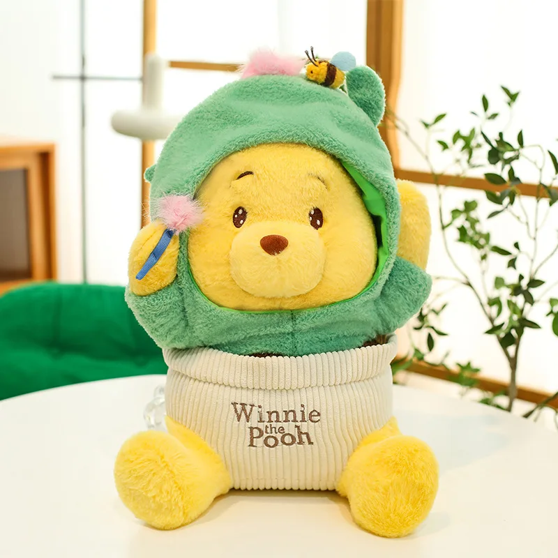 

28/70cm Winnie The Pooh Plush Toys Kawaii Cute Cartoon Plushie Dolls Pooh Bear Stuffed Pillows Gifts for Children Xmas Disney