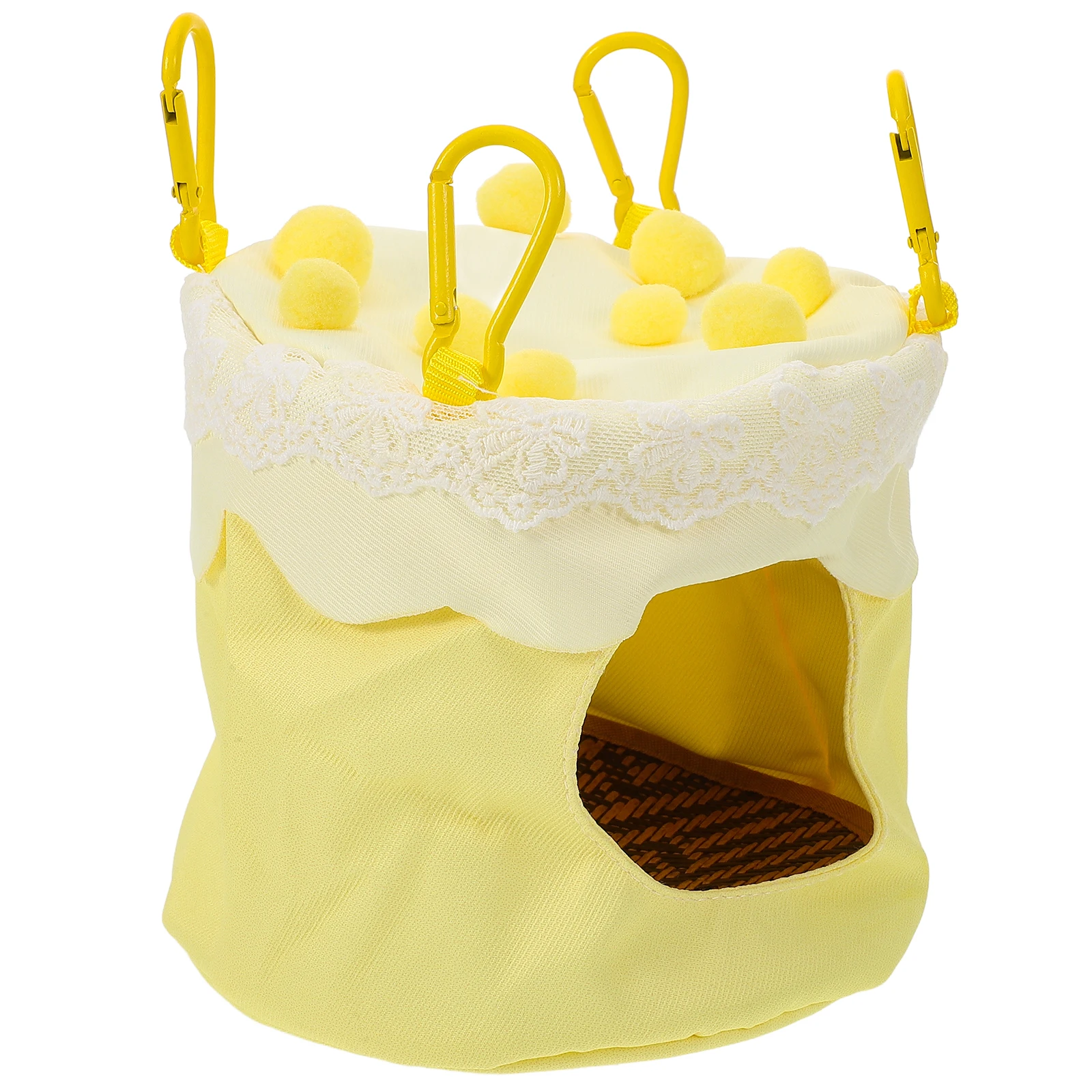 

Bird Nest Hanging Hammock Parrot House Summer Cooling Sleeping Nest For Parrots Hamster House Outdoor Bird Swing Wear-Resistant
