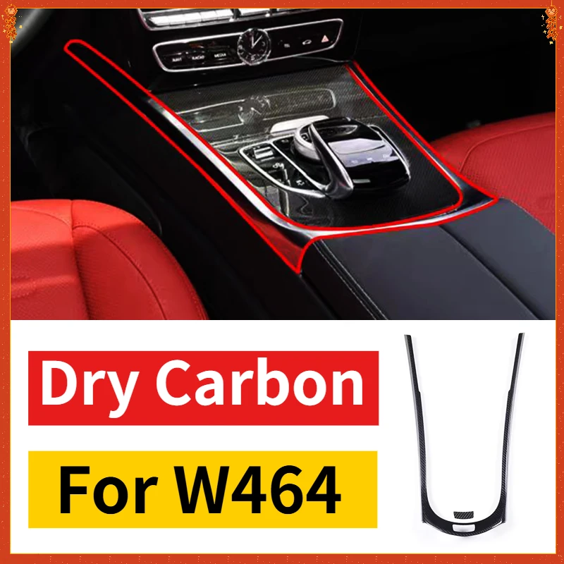 

Для Benz G W464 G500 G63 настоящая сухая панель переключения передач из углеродного волокна, накладка на рамку, подходит для модификации 2019-2024, аксессуары