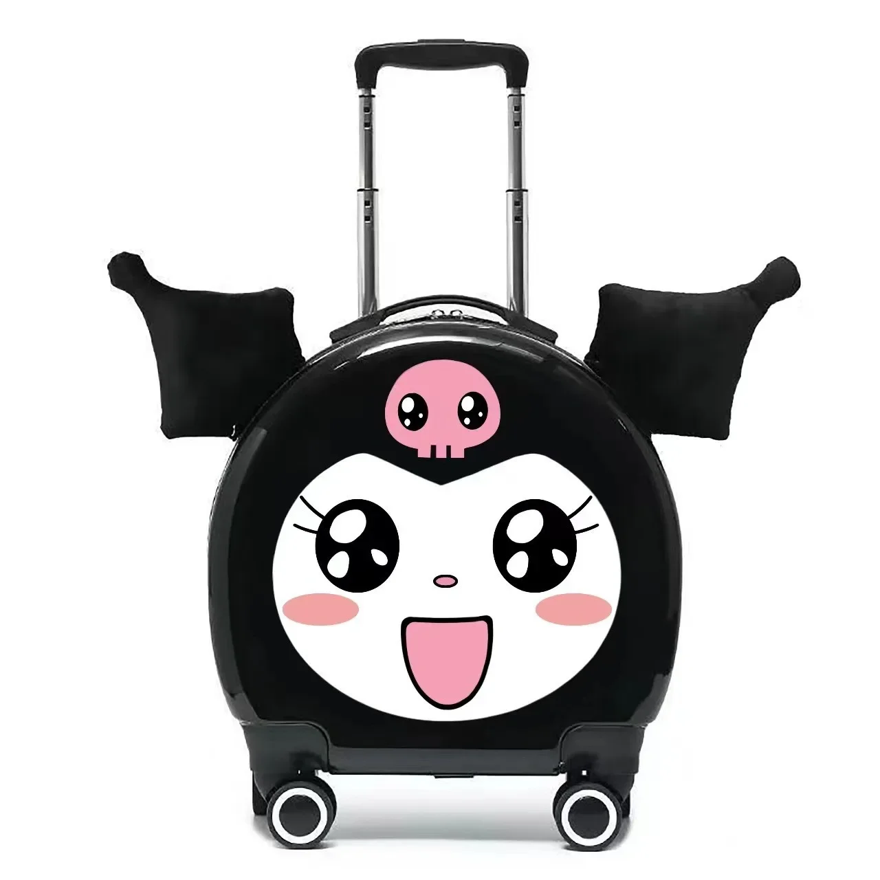 Kuromi Cinnamoroll Anime Kawaii Sanrio Children Travel Luggage Cute Ins My Melody Boarding Storage Box Lovely Gifts for Kids