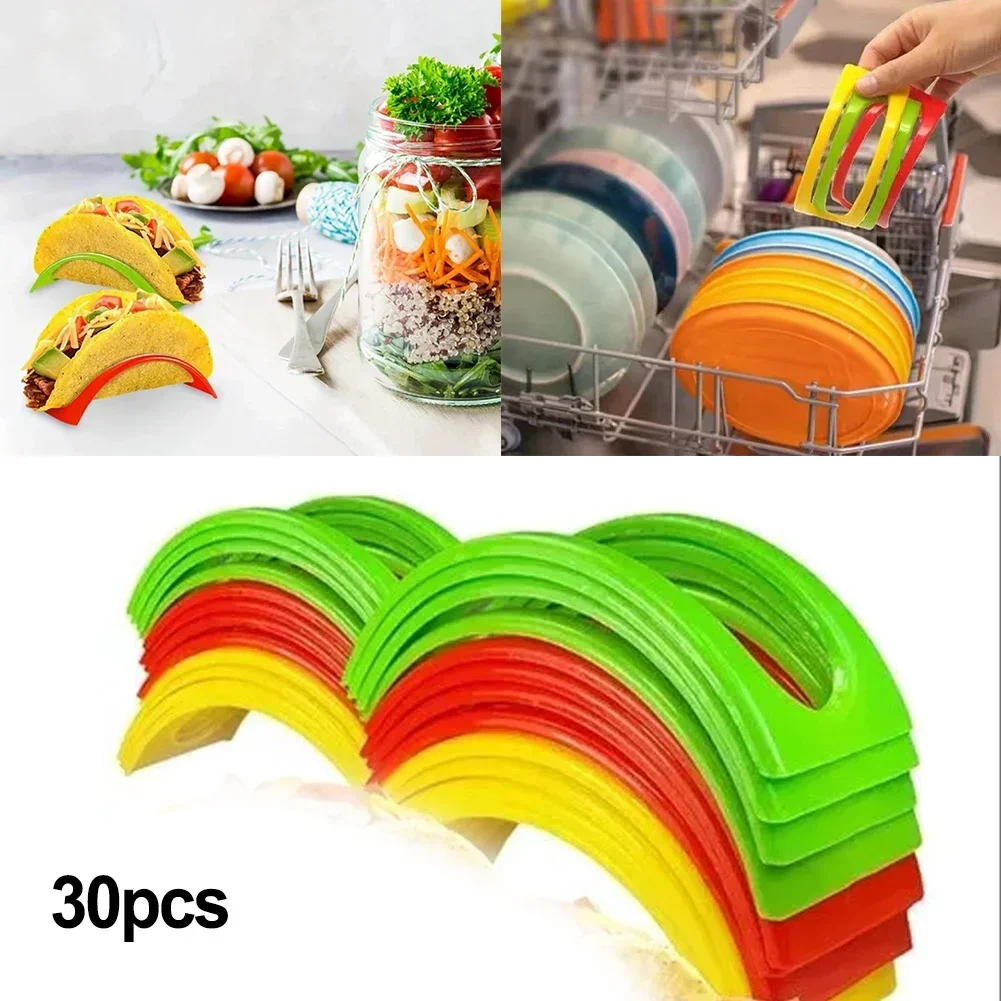 Convenient Serve A Variety Of Tacos Kitchen Tools Plastic Food Presentation Hard Rack Stand Kitchen Tool Mexican Food