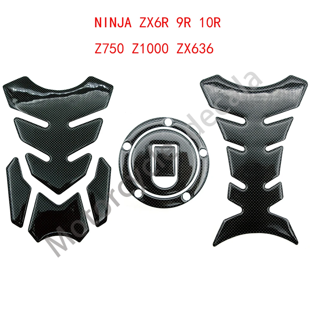 

Наклейки на крышку топливного бака для Kawasaki Ninja ZX 6R ZX9R ZX10R Z750 Z1000 ZX636 1999-2006