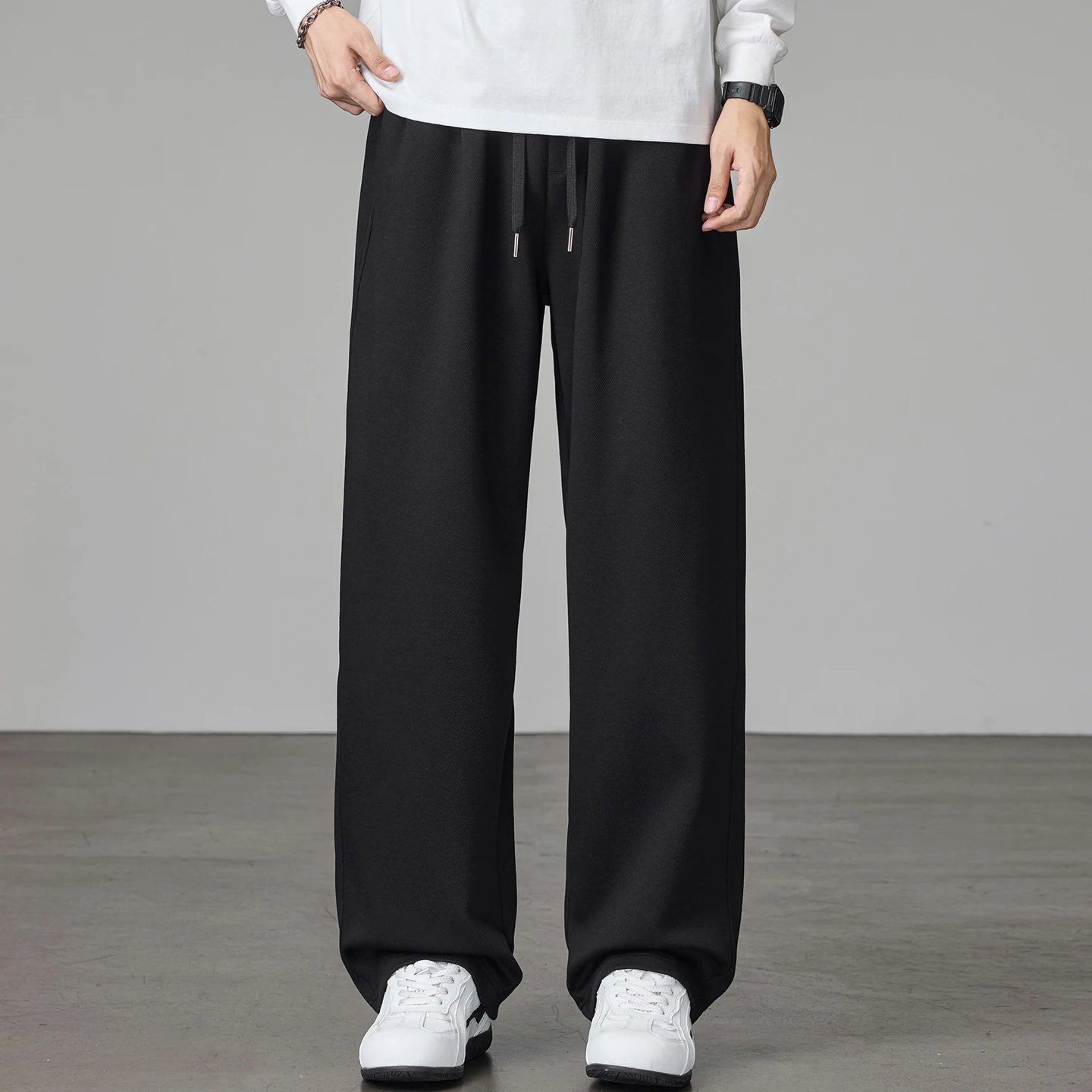 

Мужские спортивные брюки Cityboy, мужская уличная одежда, модные спортивные свободные повседневные широкие прямые мешковатые брюки, спортивные штаны для бега